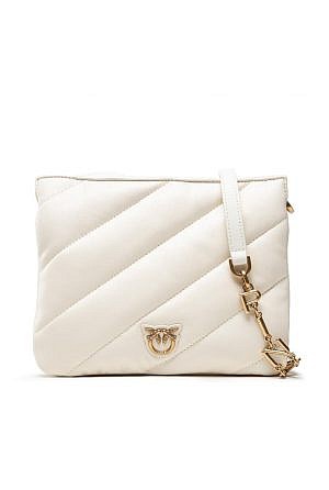 SMALL TWINS BAG MAXI QUILT – white