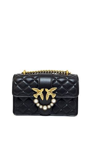 MINI LOVE BAG QUILT JEWEL – black