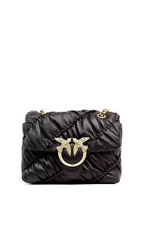 MINI LOVE BAG PUFF RUFFLE – black