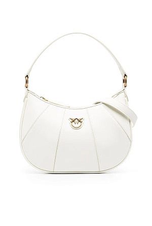 MINI LOVE BAG HALF MOON SIMPLY – white