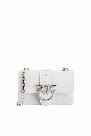 MINI LOVE BAG SIMPLY ROUGH - white