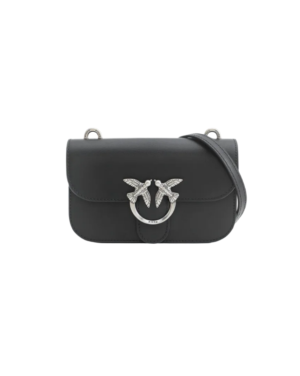 MINI LOVE BAG BELL SIMPLY – black/silver