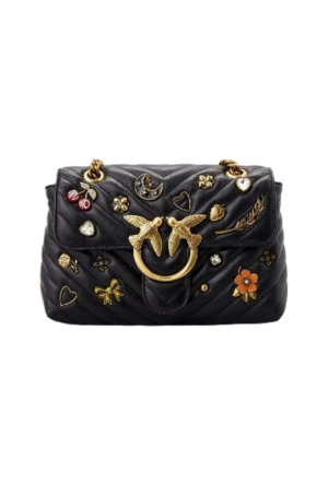 LADY LOVE BAG PUFF MAGIC PINS – Black