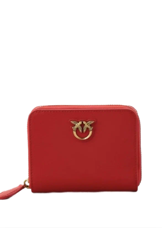TAYLOR QUILTED WALLET - red