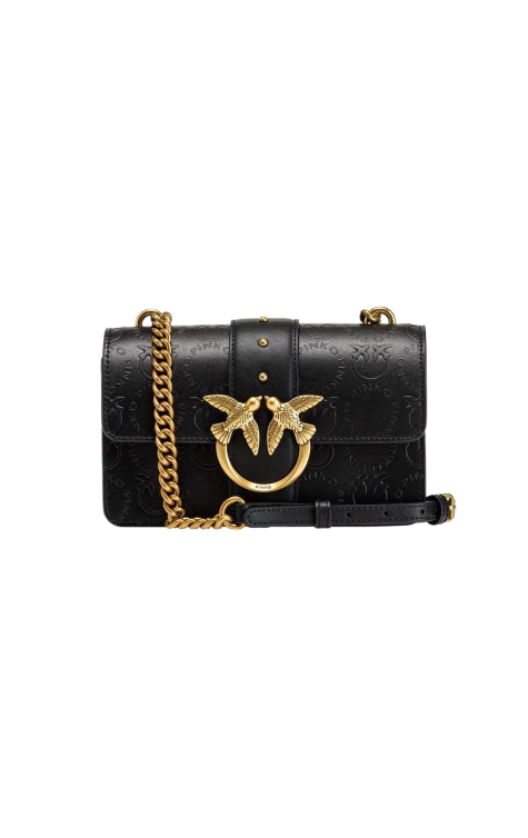 MINI LOVE BAG ICON NEW MONOGRAM - black