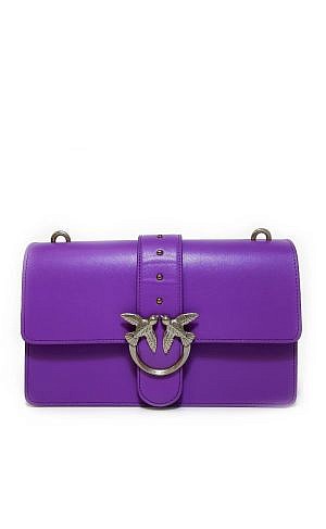 CLASSIC LOVE BAG SIMPLY – purple silver