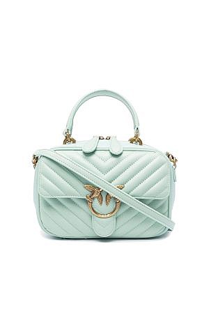 MINI SQUARE BAG V QUILT - mint